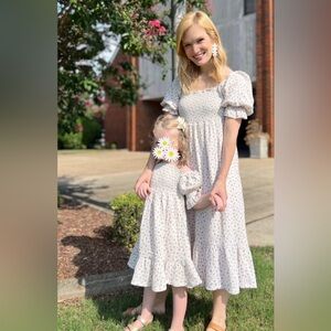 Shop Morning Lavender Mom and Me dress - Mom listing